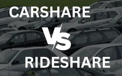 Carshare vs Rideshare